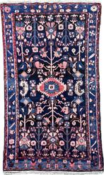 Hamadan Retro tapijt Maat: +/- 130x200, Gebruikt, 100 tot 150 cm, 200 cm of meer, Ophalen of Verzenden