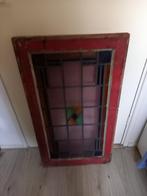 Glas in lood raam, Ophalen, Gebruikt, Minder dan 80 cm, Glas in lood