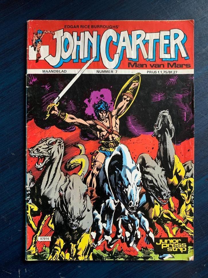 Edgar Rice Burroughs' John Carter; man van Mars; nummer 7, Boeken, Strips | Comics, Gelezen, Eén comic, Amerika, Ophalen of Verzenden