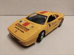 Ferrari 355 coupe rally geel Majorette etal 1:18 KRD, Ophalen of Verzenden, Zo goed als nieuw, Auto, Overige merken