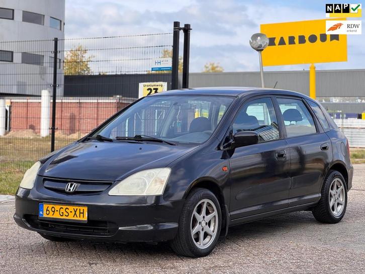 Honda Civic 1.4i LS/INRUILKOOPIE/ RIJD SCHAKELT LEKKER/LAK I, Auto's, Honda, Bedrijf, Te koop, Civic, ABS, Airbags, Airconditioning
