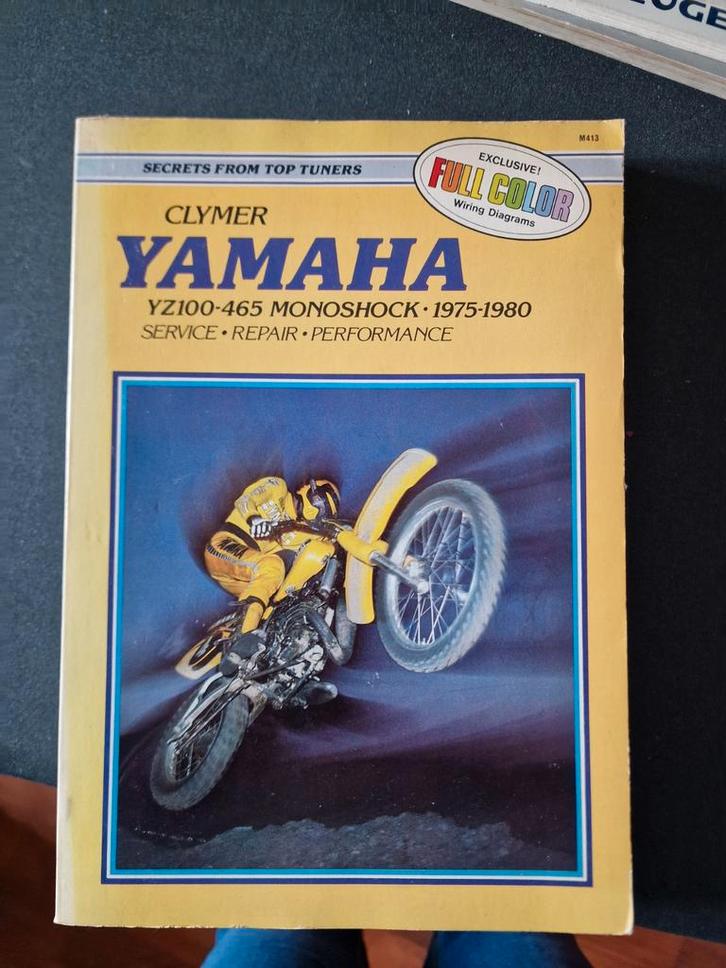 Yamaha YZ100-465 Monoshock 1975-1980 Reparatiehandleiding, Boeken, Motoren, Gelezen, Merk of Model, Ophalen