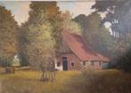 Schilderij Boomelas Buurse, Antiek en Kunst, Ophalen of Verzenden