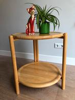 Bijzettafel, Denemarken, jaren 70, hout, Minder dan 55 cm, Gebruikt, Ophalen of Verzenden, 60 cm of meer