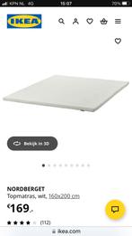 Topmatras, Ophalen, Tweepersoons, Zo goed als nieuw, Matras