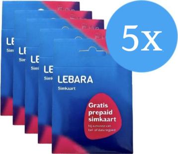 Bulk aanbod – Unieke Lebara (Easy Memory / VIP / Gouden) beschikbaar voor biedingen