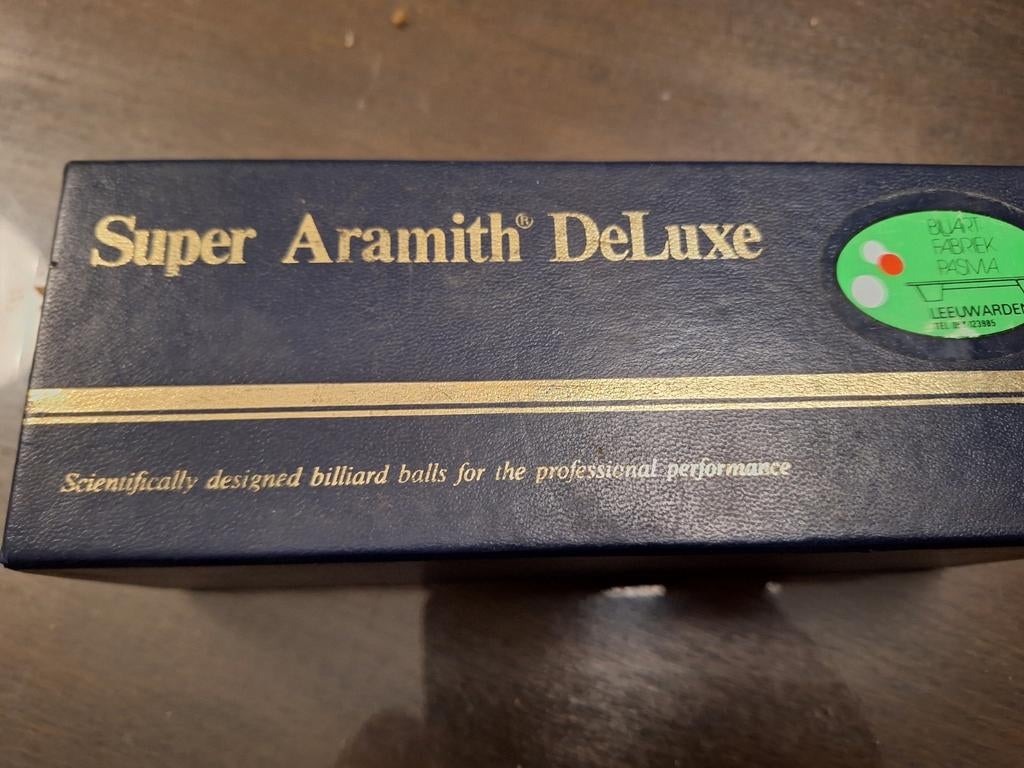 Vintage Biljartballen de Luxe - Super Aramith, Ophalen of Verzenden, Gebruikt, Keu of Ballen