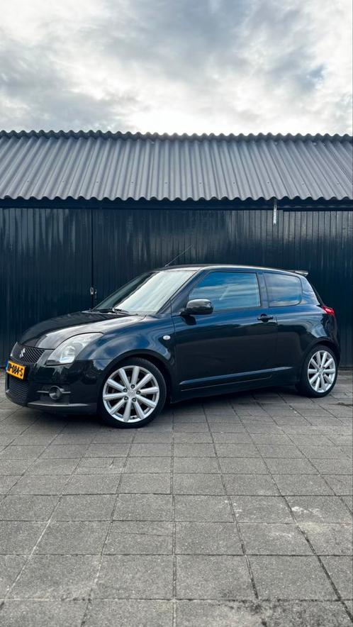 Suzuki Swift 1.6 3D Sport 2008 Zwart, Auto's, Suzuki, Particulier, Swift, Benzine, D, Hatchback, Handgeschakeld, Geïmporteerd