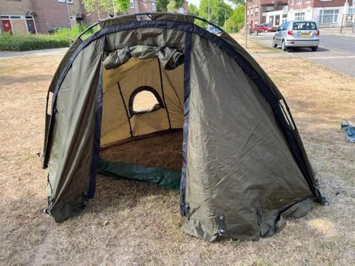 Karpertent 1 persoons Bivvy, Watersport en Boten, Hengelsport | Karpervissen, Zo goed als nieuw, Complete set, Ophalen of Verzenden