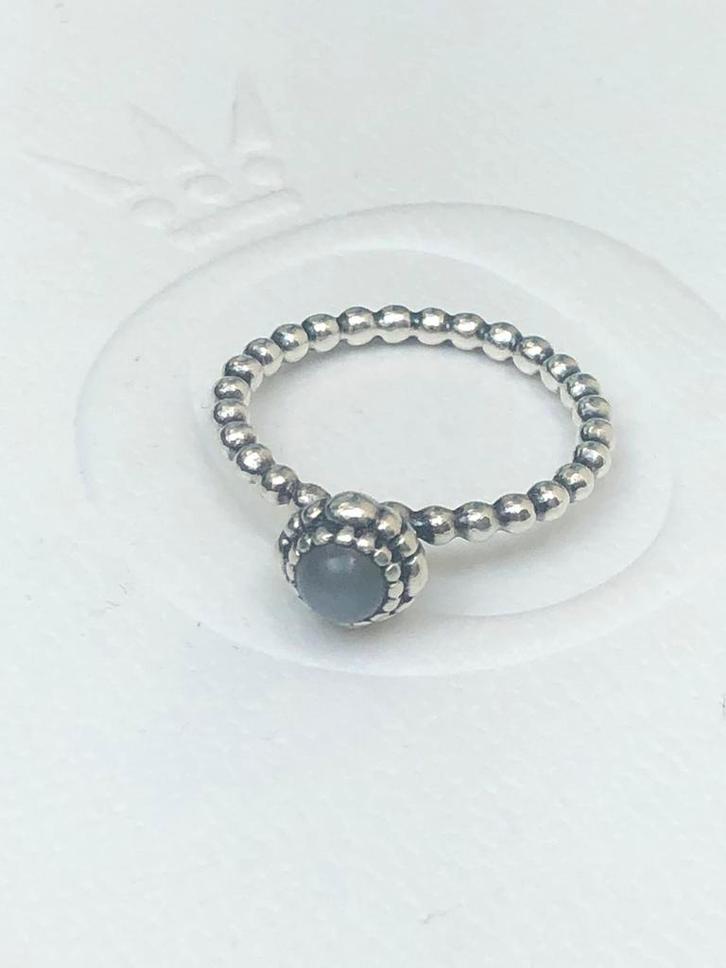 Pandora birthday bloom ring 190854MSG juni maat 56, Sieraden, Tassen en Uiterlijk, Ringen, Zo goed als nieuw, Dame, 18 tot 19