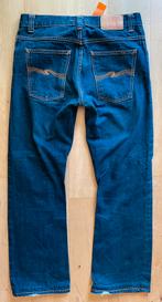 Nudie Jeans Regular Alf Dry Greycast spijkerbroek W32 L32, Ophalen of Verzenden, Zo goed als nieuw, Blauw, W32 (confectie 46) of kleiner