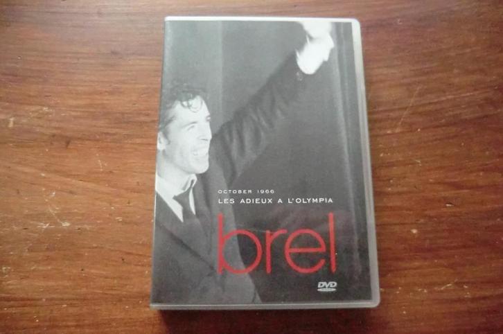 DVD - Jacques Brel - Les adieux a l'Olympia - october 1966, Cd's en Dvd's, Dvd's | Muziek en Concerten, Gebruikt, Muziek en Concerten