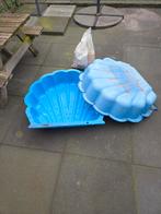Blauwe Schelp Zandbak met Speelzand, gratis afhalen, Tuin en Terras, Ophalen, Gebruikt, Minder dan 80 cm, Overige typen