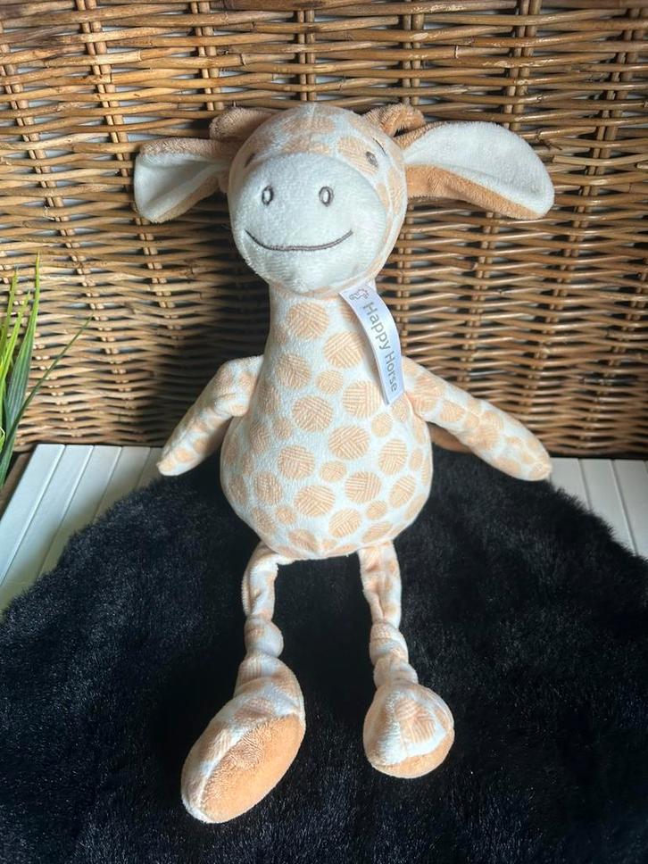Happy horse giraf knuffel knuffeltje knuffels, Kinderen en Baby's, Speelgoed | Knuffels en Pluche, Zo goed als nieuw, Overige typen
