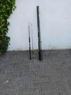 Te Koop 2 zeevishengels vishengels, Watersport en Boten, Hengelsport | Witvissen, Ophalen of Verzenden, Zo goed als nieuw, Werphengel