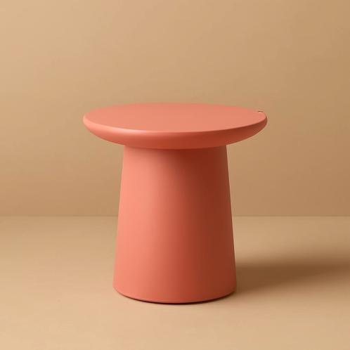 HK Living Earthenware bijzettafel Ø40 kleur Peach, Huis en Inrichting, Tafels | Bijzettafels, Zo goed als nieuw, Rond, Minder dan 45 cm