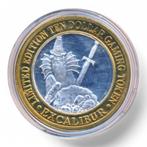 Las Vegas 10 Dollar Gaming Token Zilver Excalibur (4), Postzegels en Munten, Ophalen of Verzenden, Zilver, Buitenland
