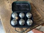 Jeu de boules set in goede staat € 10, Sport en Fitness, Bowlen, Ophalen of Verzenden, Zo goed als nieuw, Bal