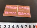 sticker set logo mix-a-moda kombimode in diolen, Ophalen, Zo goed als nieuw, Bedrijf of Vereniging
