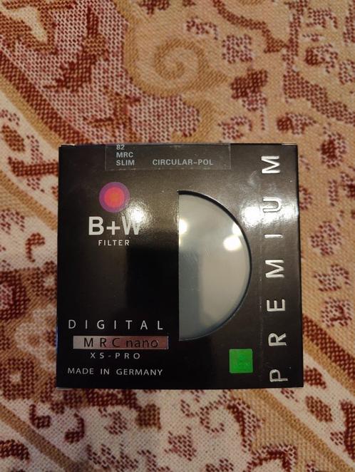 B+W filter 82mm Circular Polar MRC nano XS-Pro, Audio, Tv en Foto, Fotografie | Filters, Nieuw, Polarisatiefilter, 80 mm of meer