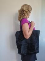 Shabbies shopper. Zwart/vachtleer., Nijmegen, Zwart, Ophalen of Verzenden, Zo goed als nieuw