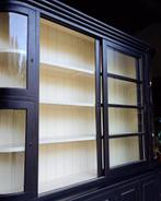 Chique zwarte winkelvitrine | Grote / brede buffetkast #2324, Ophalen of Verzenden