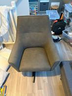 Fauteuil Bodi Antraciet met Draaivoet, Ophalen, 75 tot 100 cm, Zo goed als nieuw, 75 tot 100 cm