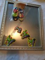 magneet bord met magneten 27 cm bij 33 cm hoog mooie lijst, Ophalen of Verzenden, Gebruikt