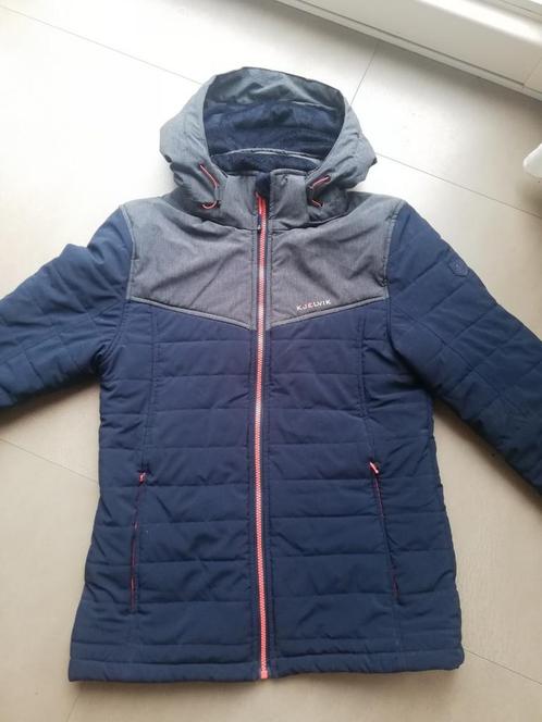 kjelvik damesjas blauw/grijs/roze maat 38, Kleding | Dames, Jassen | Winter, Nieuw, Maat 38/40 (M), Blauw, Ophalen of Verzenden