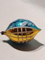 oude gekleurde druppel kerstbal / aqua goud, Ophalen, Gebruikt