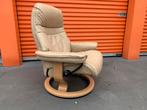 Nette Stressless Sunrise relaxfauteuil, Huis en Inrichting, Fauteuils, Ophalen of Verzenden, 75 tot 100 cm, Hout, Scandinavisch