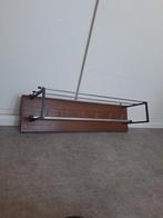 Vintage Teak Kapstok Jaren 60, Huis en Inrichting, Woonaccessoires | Kapstokken, Wandkapstok, Gebruikt, Ophalen of Verzenden, Minder dan 100 cm