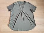 Groen T-shirt met kraagje maat XL ~ TH0055, Maat 46/48 (XL) of groter, Ophalen of Verzenden, Zo goed als nieuw, Korte mouw