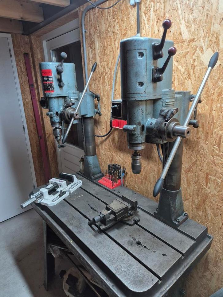 Strands Dubbele Kolomboormachine, Doe-het-zelf en Verbouw, Gereedschap | Boormachines, Gebruikt, Kolomboormachine, Ophalen