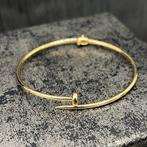 14k gouden armband spijker model italy, Sieraden, Tassen en Uiterlijk, Armbanden, Ophalen of Verzenden, Nieuw, Goud