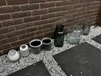 Gratis af te halen vasen en bloempotjes, Ophalen, Gebruikt, Overige kleuren, Glas