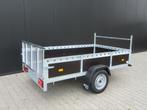 Nieuwe enkelasser met kiepdissel en doorlopende achterklep, Auto diversen, Aanhangers en Bagagewagens, Niet ingevuld, Nieuw, Niet ingevuld