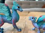 Draak, draken schleich, moeder met jong, zgan, -, -, Ophalen of Verzenden, Zo goed als nieuw