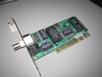 LAN interne PCI netwerkkaart met o.a. een oude aansluiting beschikbaar voor biedingen