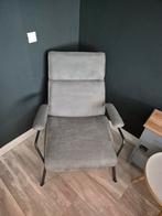 Grijze Fauteuil met Metalen Frame Xooon, Minder dan 75 cm, Ophalen of Verzenden, Zo goed als nieuw, Metaal