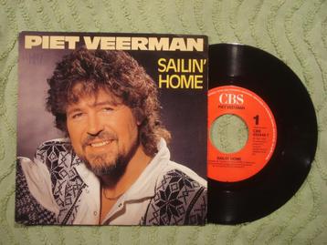 Piet Veerman 7" Vinyl Single: ‘Sailin’ home’ (NL) The Cats beschikbaar voor biedingen