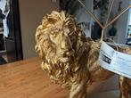 Gouden Leeuw Woondecoratie Bordendisplay - Nieuw, Tuin en Terras, Ophalen, Nieuw, Metaal, Dierenbeeld