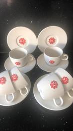 6 cappuccino kop en schotel, Huis en Inrichting, Keuken | Servies, Ophalen of Verzenden, Zo goed als nieuw