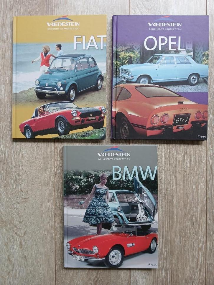 Vredestein Autoboeken;  Fiat, Opel en BMW, Boeken, Auto's | Boeken, Zo goed als nieuw, Overige merken, Ophalen of Verzenden