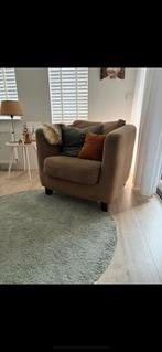 Stoel , stof zand kleur. Als nieuw, Ophalen, Eenpersoons, 75 tot 100 cm, Zo goed als nieuw