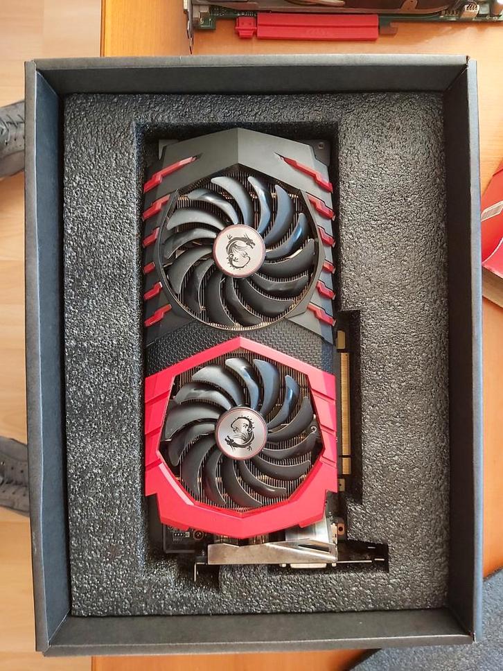 Nvidia MSI GeForce GTX 1060 6GB Videokaart, Computers en Software, Videokaarten, Gebruikt, Nvidia, PCI-Express 3.0, GDDR5, HDMI