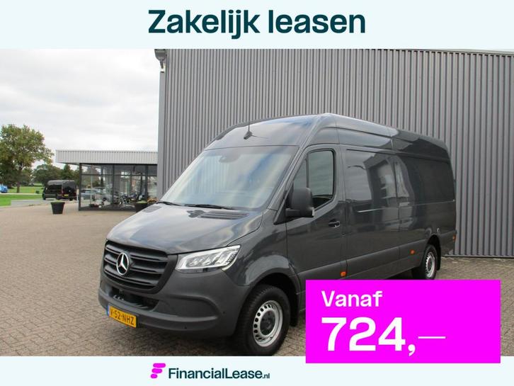 Mercedes-Benz Sprinter 319 CDI 190 PK L3H2 Automaat Led Trek, Auto's, Bestelauto's, Bedrijf, Lease, Financial lease, ABS, Achteruitrijcamera