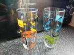 Vintage glazen, met vogeltjes, jaren 60., Ophalen of Verzenden, Nieuw