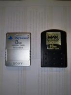Playstation 2 memory cards 2x, Spelcomputers en Games, Games | Sony PlayStation 2, 1 speler, Ophalen of Verzenden, Gebruikt