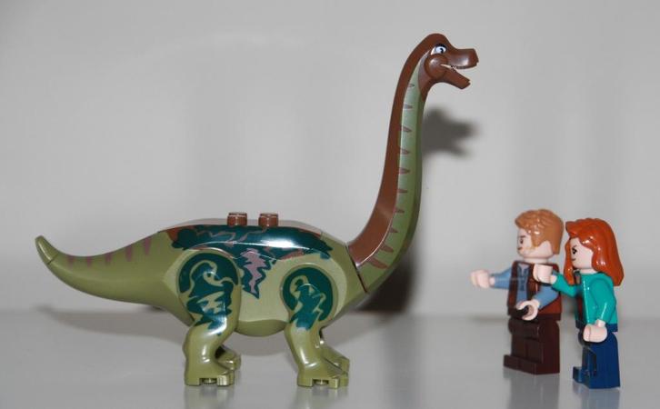 Jurassic World Park Dinosaurus brachiosaurus klein, Kinderen en Baby's, Speelgoed | Actiefiguren, Nieuw, Ophalen of Verzenden